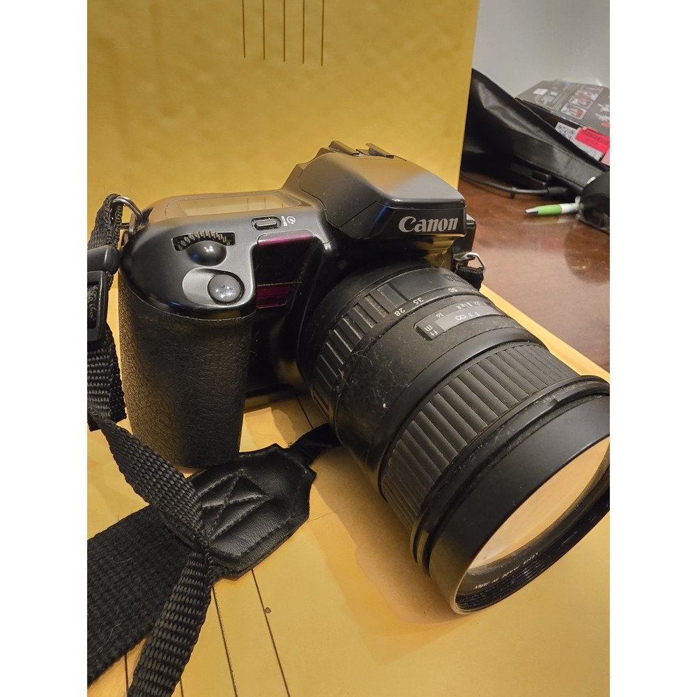 Vintage Canon EOS 10s 35mm SLR Body w/ Sigma 28-70mm f/2.8 Lens - Untested/As-is